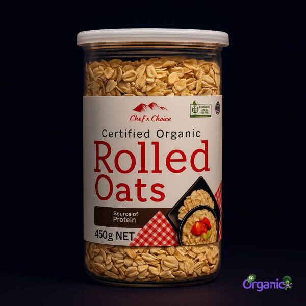 Chef’s Choice Organic Cereal – Traditional Rolled Oats (450g) Australia