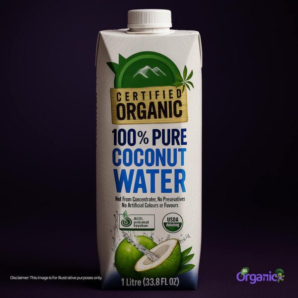Chef’s Choice Organic 100% Pure Coconut Water (1L) Australia