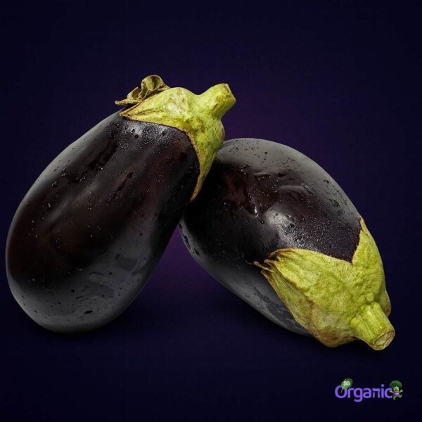 Organic Eggplant (each) Australia
