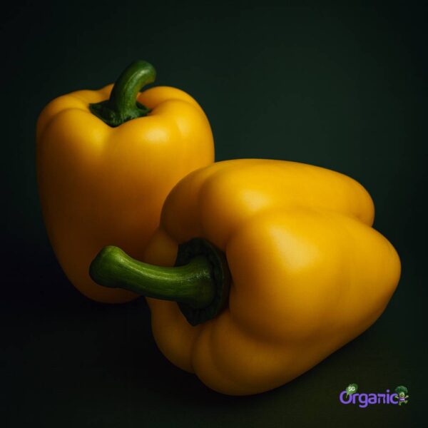 Organic Capsicum – Yellow (each) Australia